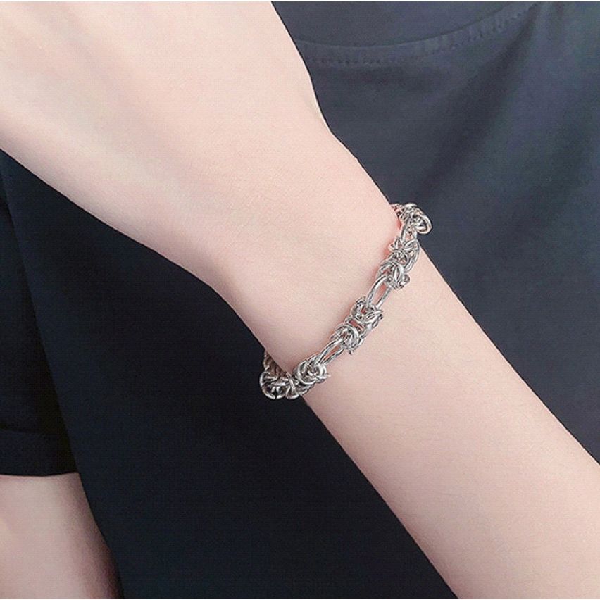 Platinum Plating Smooth Bracelet