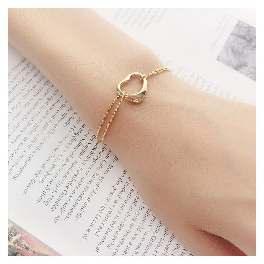 925 Silver and Gold Plating Smooth Bracelet