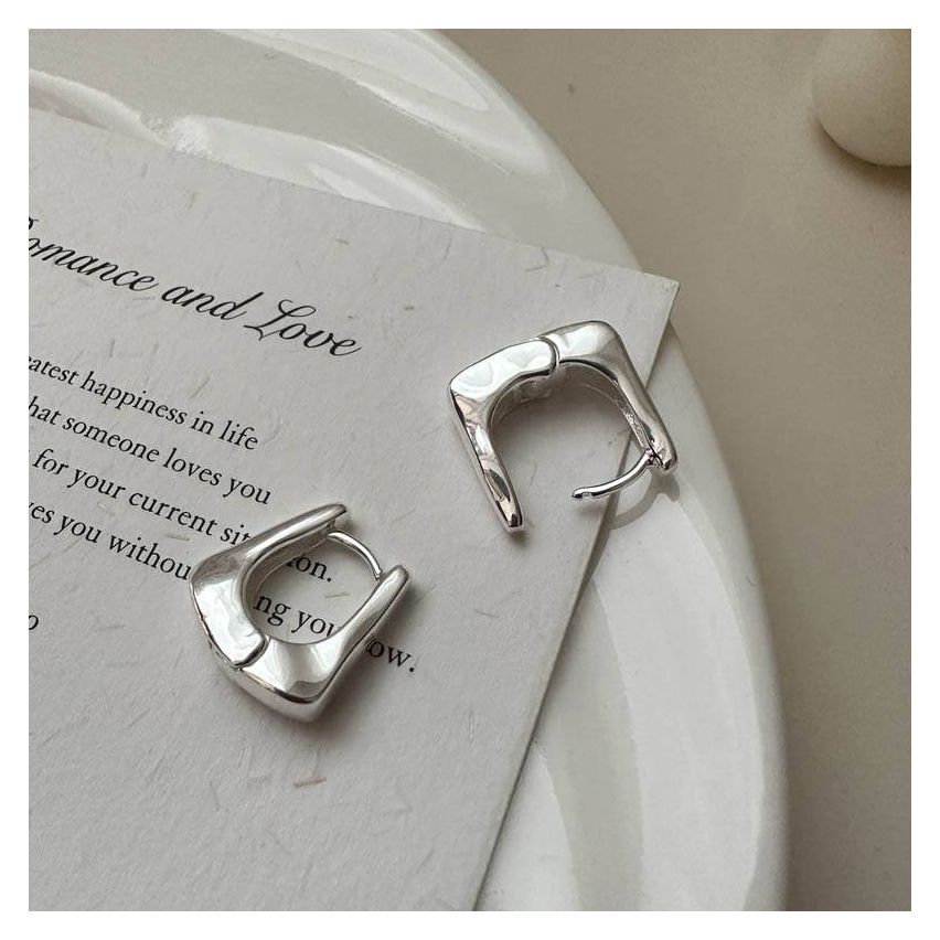 925 Silver Hoop Earrings