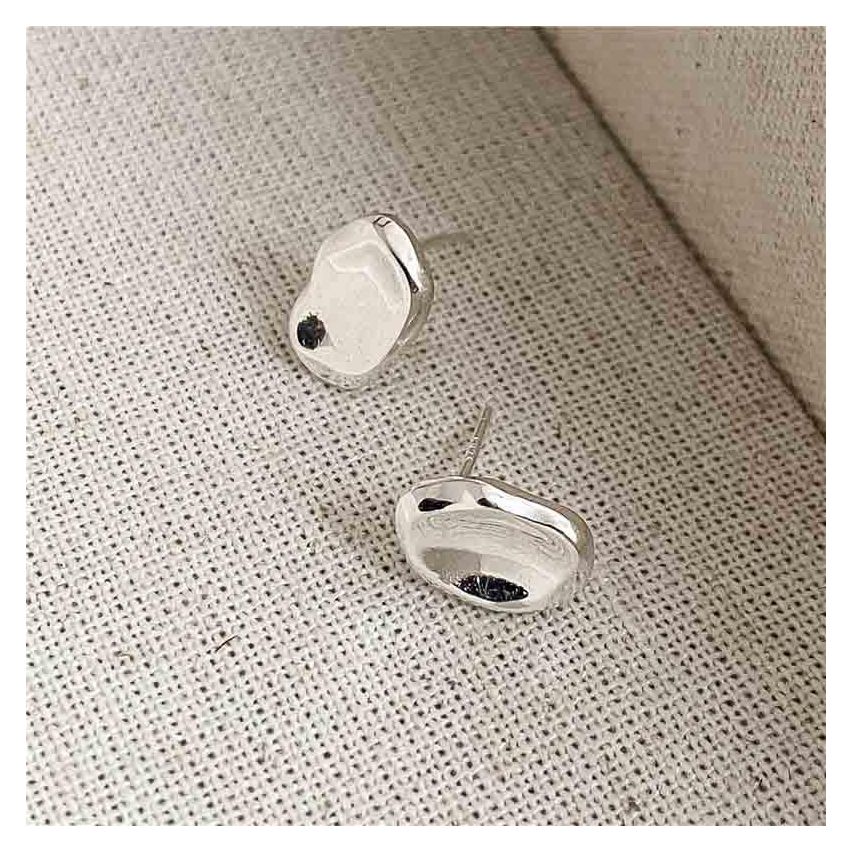 925 Silver and Platinum Plating Stud Earrings