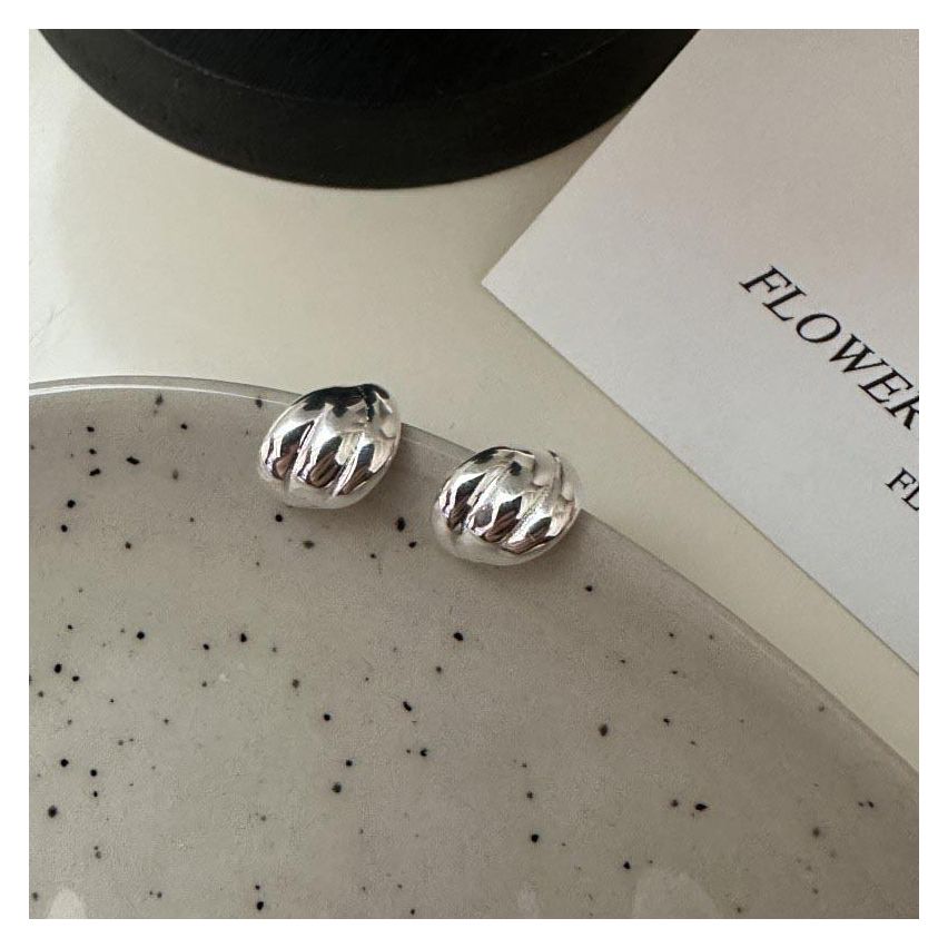 925 Silver and Platinum Plating Stud Earrings