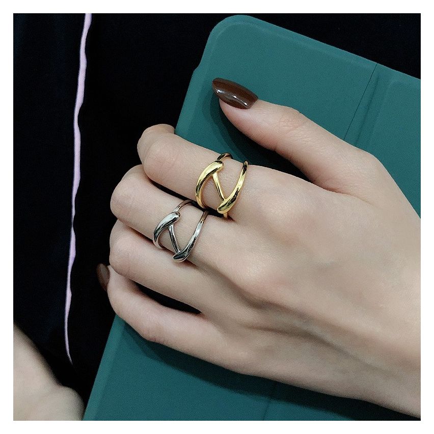 925 Silver Geometric Ring