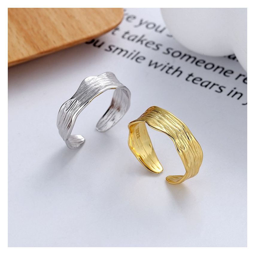 925 Silver Texture Ring