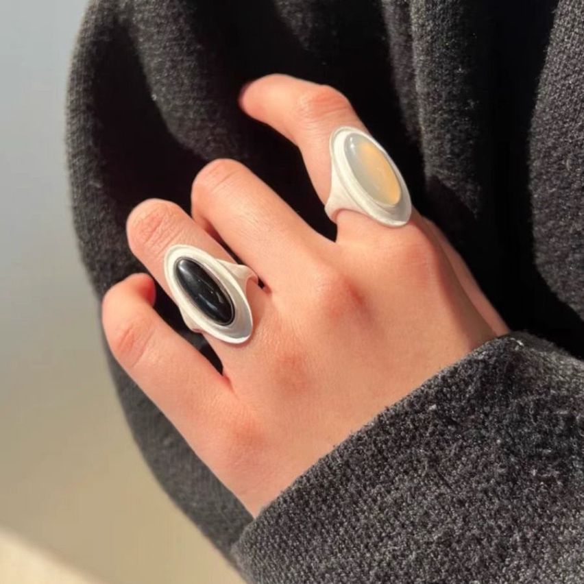 925 Silver Geometric Ring