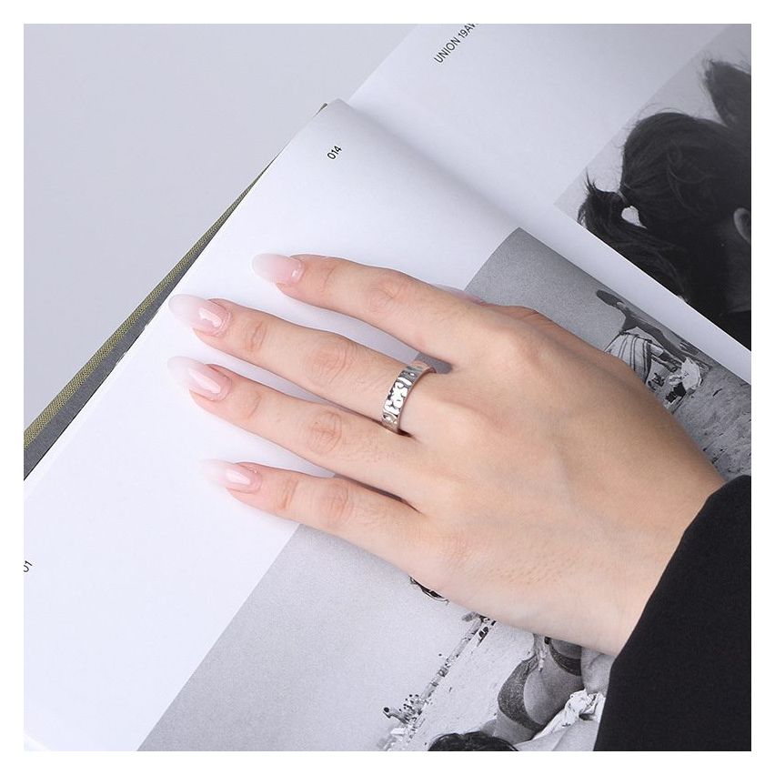 925 Silver Texture Ring