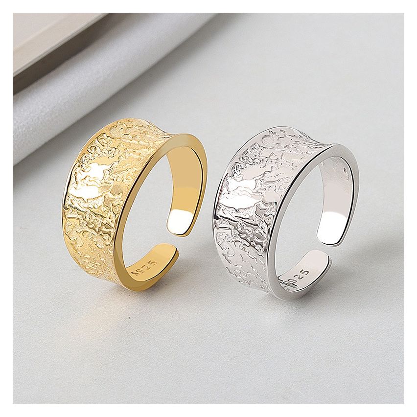 925 Silver Texture Ring